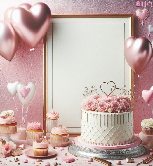 صور تورتة عيد ميلاد باللون الابيض