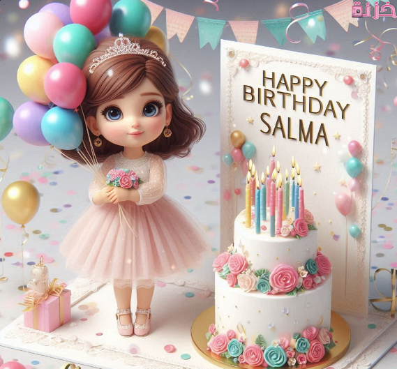 صور عيد ميلاد بنت جميلة