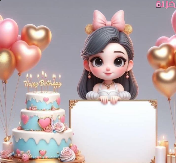 صور عيد ميلاد بنت