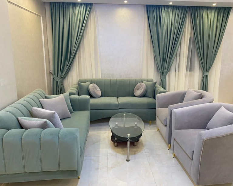 انتريهات باللون المينت والجراي