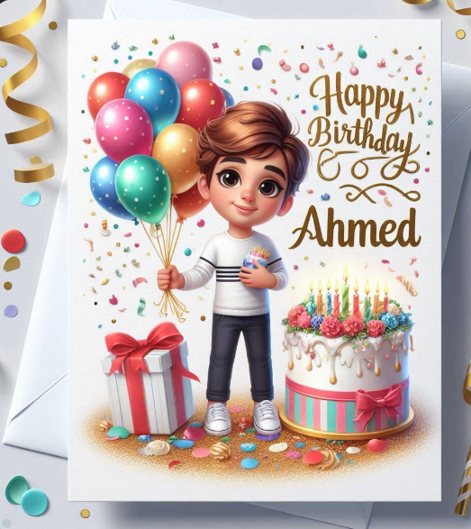 عيد ميلاد احمد