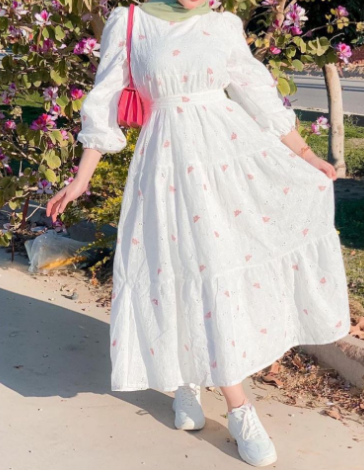 فساتين محجبات صيفي للخروج شيك