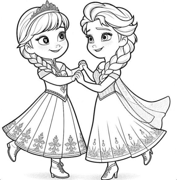 صور تلوين أميرات ديزني للبنات
