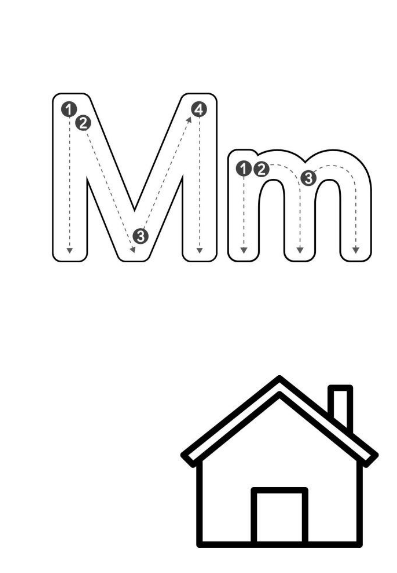 تلوين الحروف الإنجليزية