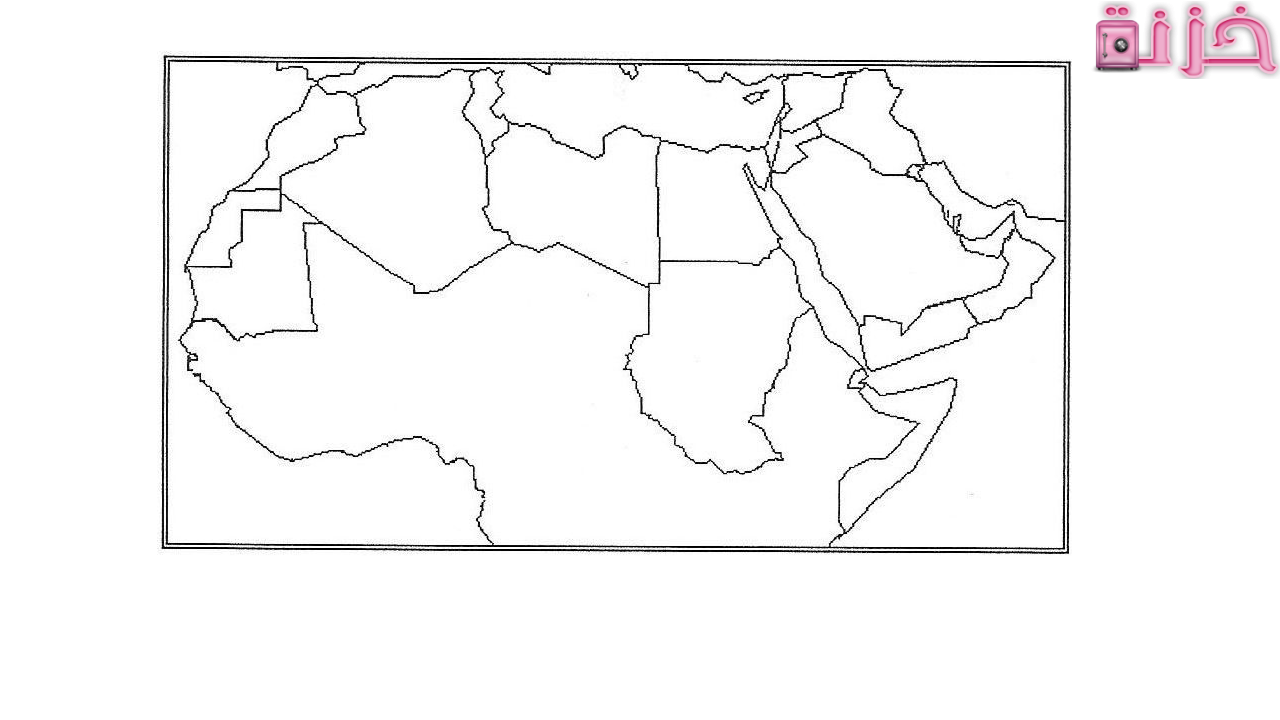 خريطه أبيض وأسود