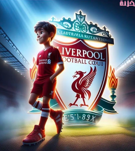 صور طفل لليفربول