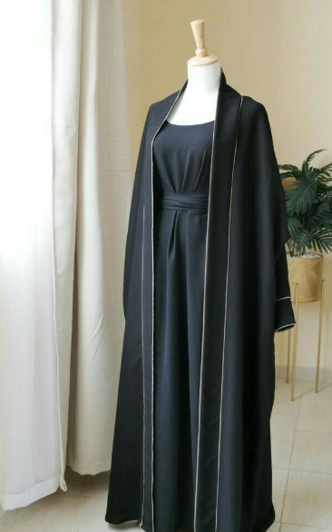 موديلات عبايات للتفصيل من قطعتين