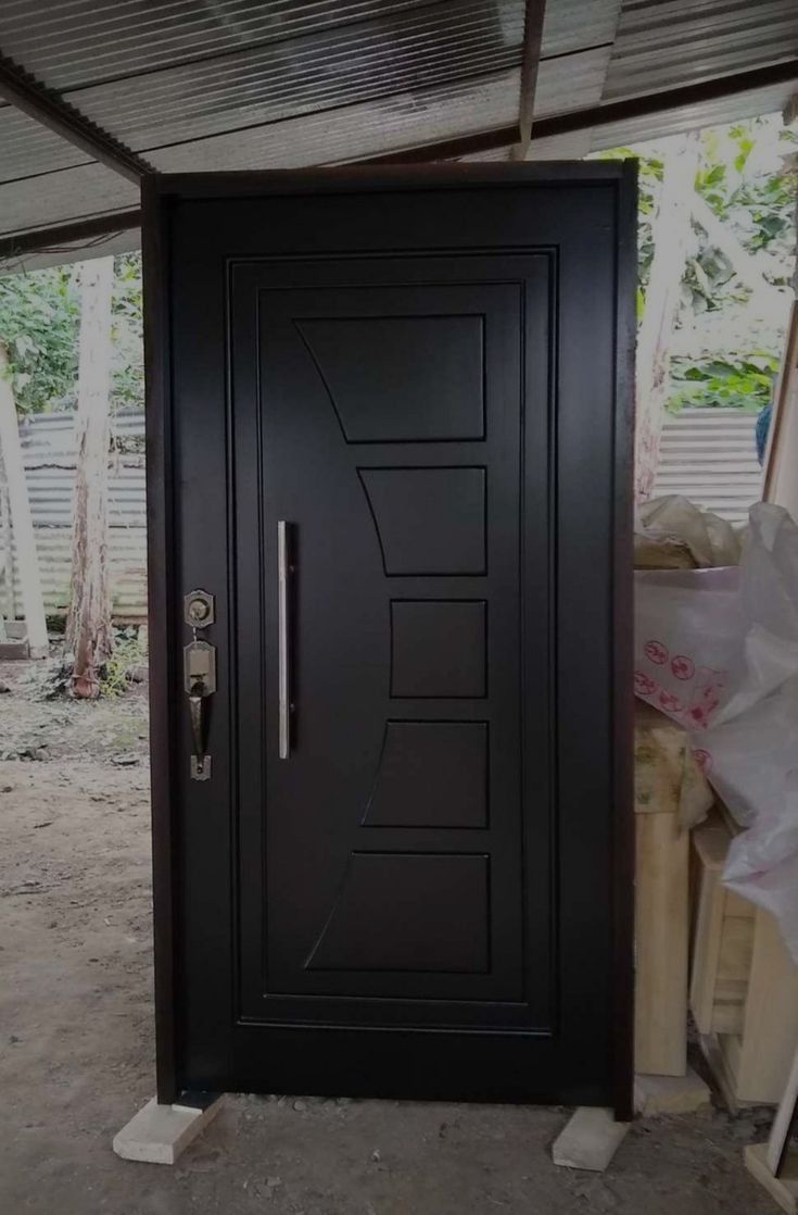 ابواب فلل خشب خارجية مودرن