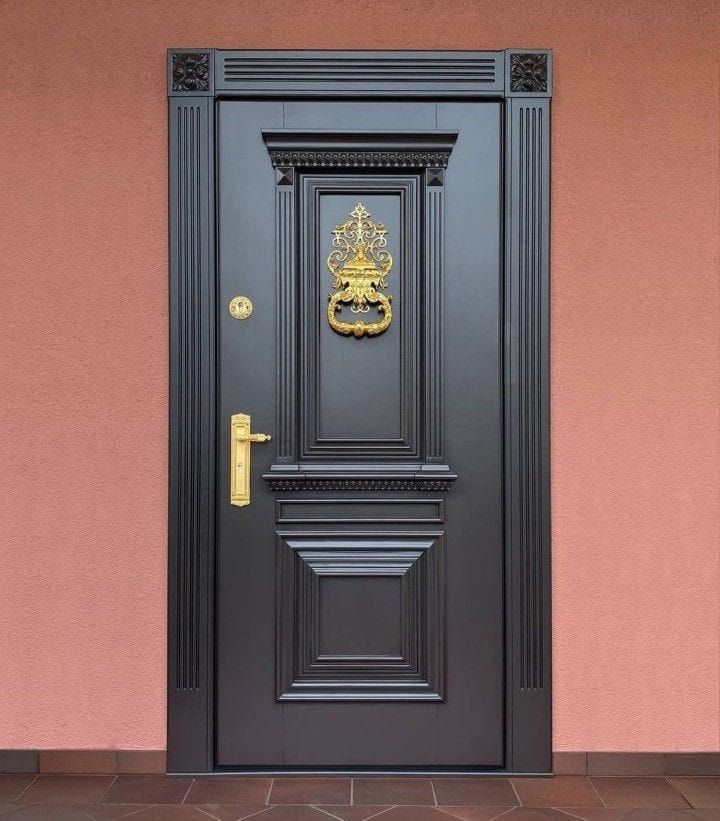 باب شقة خشب خارجي