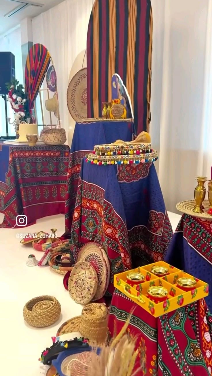 زينة رمضان بقماش الخيامية