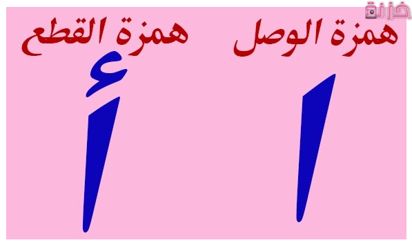 همزة الوصل والقطع