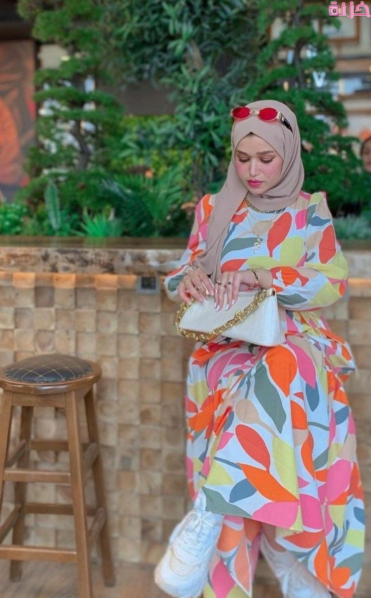 فساتين محجبات خروج كاجوال