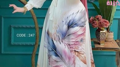 أجمل فساتين محجبات خروج تفصيل