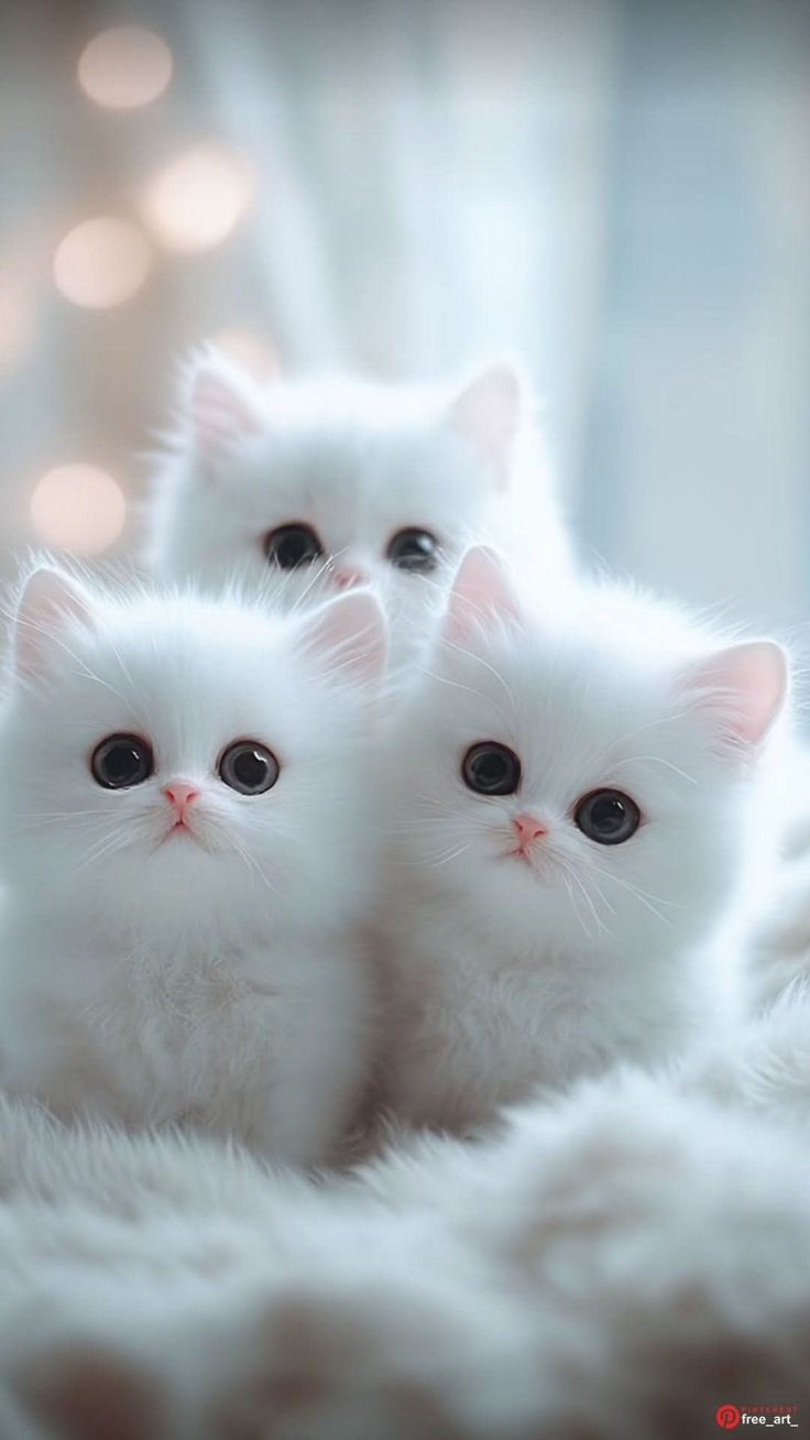 خلفيات قطط كيوت انمي