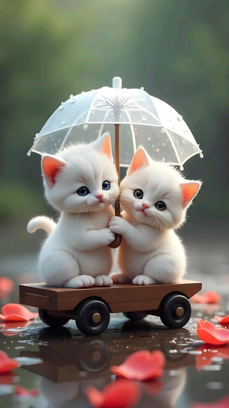 اجمل صور قطط صغيرة بيضاء