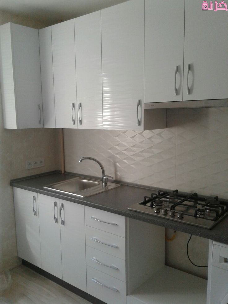 مطبخ لون خشبي فاتح