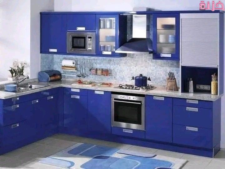 اجمل تصميم مطبخ مفتوح على الصالة روعة يجنن 