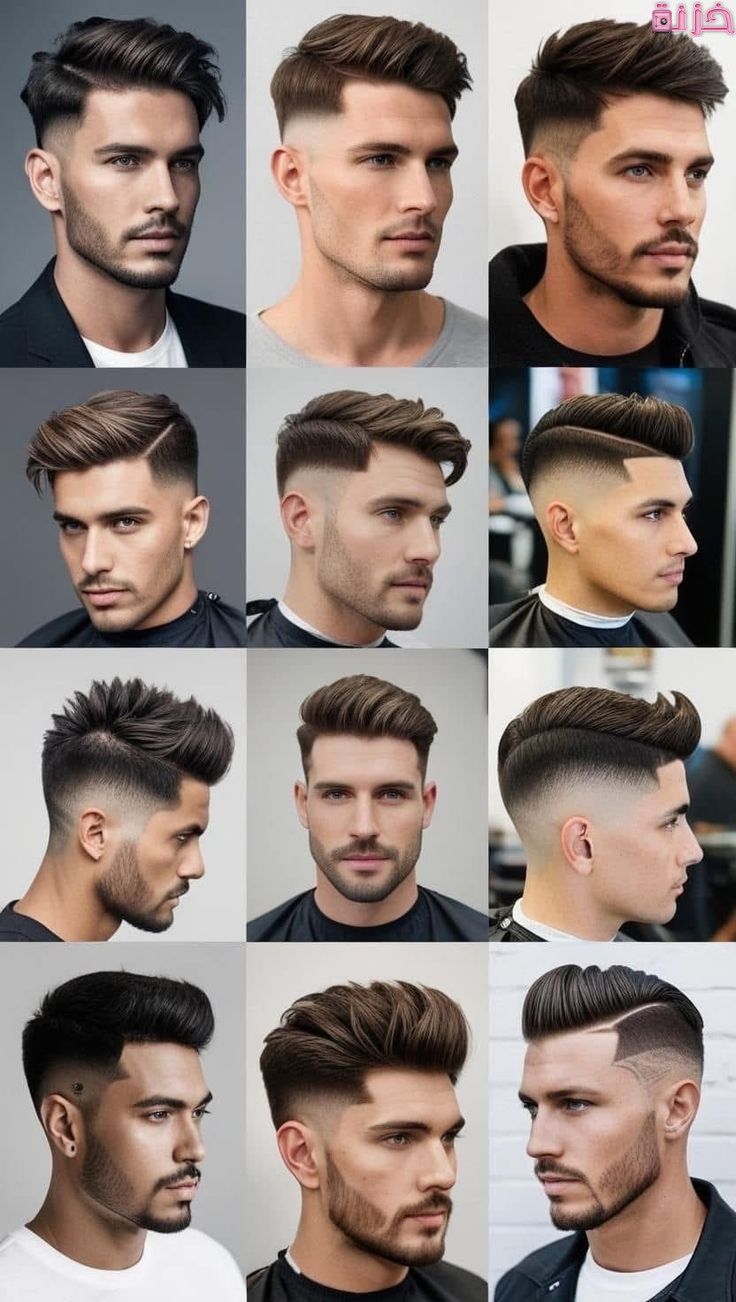 قصات شعر للرجال حسب الوجه الطويل