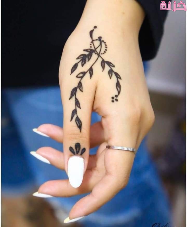 رسم حنة رقيق للعرائس وللأطفال