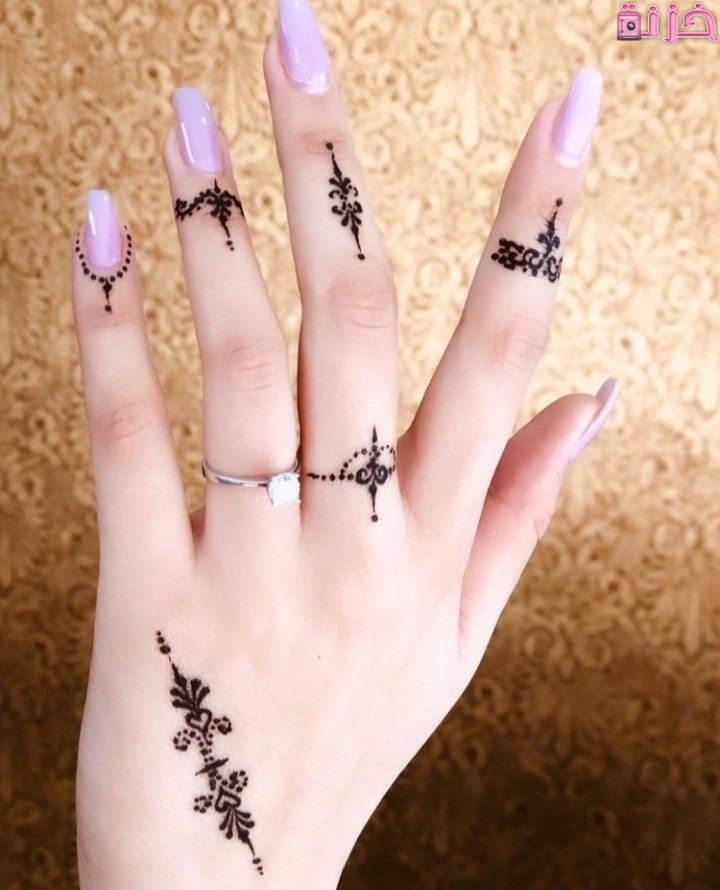 رسم حنة رقيق للعرائس