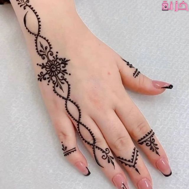 اشكال حنة سودانية خفيفة