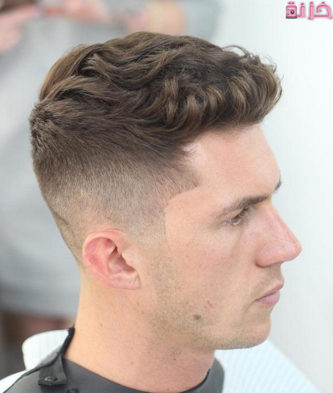 قصة شعر مدرج طويل للرجال