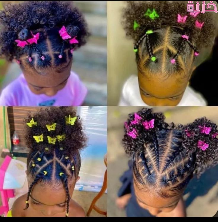 تسريحات للشعر المجعد القصير للأطفال البنات وللسيدات