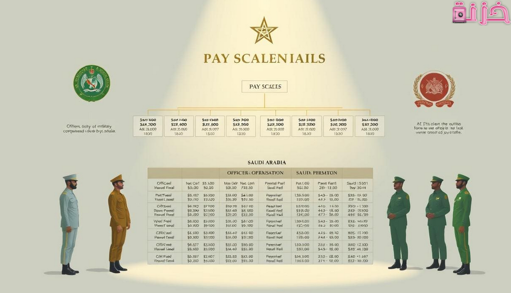 سلم رواتب الضباط والأفراد العسكريين السعوديين الجديد