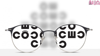 جدول مقاسات درجات النظر بالارقام بالترتيب