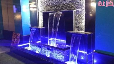 أشكال نافورة منزلية ديكور