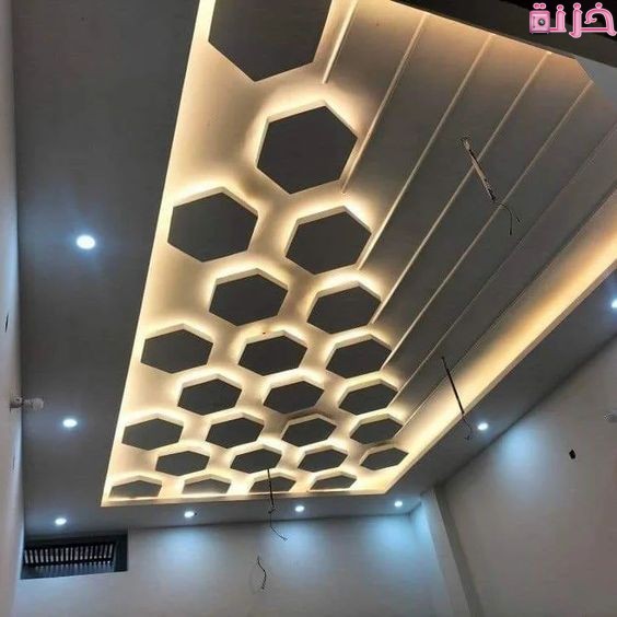 اسقف جبس بورد للصالات مستطيلة